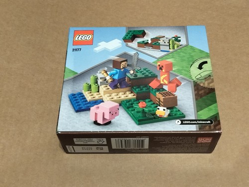 LEGO Minecraft 21177 the Creeper Ambush Minifigures Complete Set with Steve - Picture 2 of 2