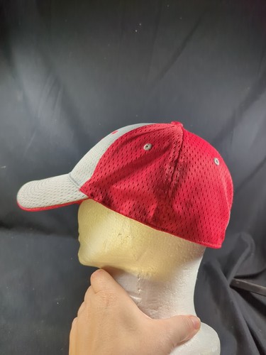 Ohio State OSU Buckeyes Rojo Gris Negro Buckeye Hoja Logo M-L Ajuste Elástico - Imagen 8 de 13