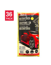 Kirkland Signature Ultra Plush Microfiber Towel, Yellow, 16 in X 16 In, 36-Count