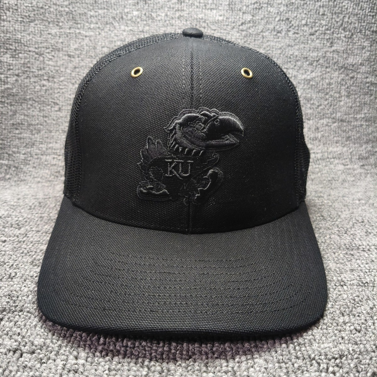 '47 Brand Kansas Jayhawks Trucker Snapback Black Hat C197