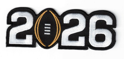 #ad CFP 2026 National Game Embroidered Jersey Logo Patch 4in Iron Sew On Patch $10.95