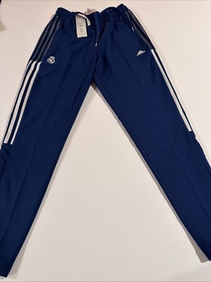 Adidas REAL MADRID TRAINING TROUSERS WOVEN VICTORY BLUE Sz S HG8683 Soccer Men