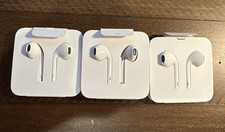 GENUINE Original Apple iPhone Earpods Wired Headphones 3.5mm Jack iPod LOT of 3