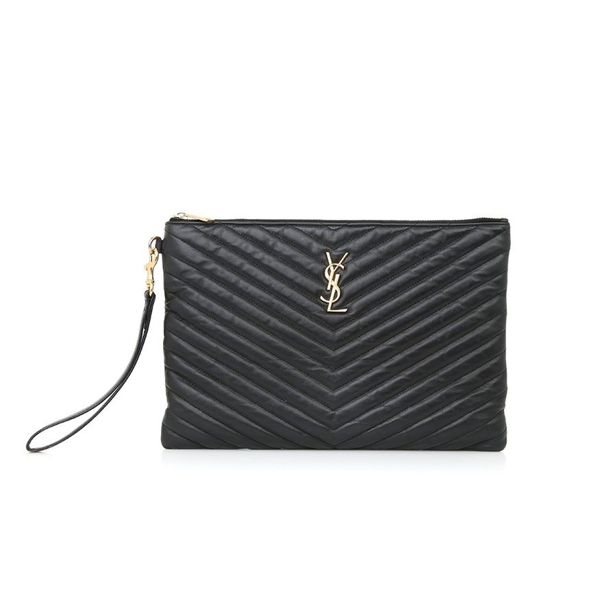 Borsa pochette Saint Laurent Monogram Matelassé nera marsupio 559193 140027644