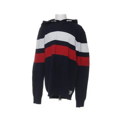 H&M, Kapuzenpullover, Größe: 158/164, Blau/Weiß/Rot, Baumwolle, Streifen #5Rb