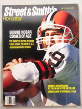 1987 STREET AND SMITHS PRO FOOTBALL YEARBOOK BERNIE KOSAR CLEVELAND BROWNS