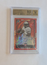 2015 Bowman Chrome Jameis Winston Red Wave Auto /25 BGS 9.5 GEM MINT W/10