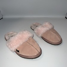 Radley Womens Chelsea Creek Backless Mules Slippers Pink Sheepskin Size Uk 4