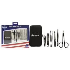 Barbasol 8 Piece Travel Manicure Grooming Kit - 8 Pc