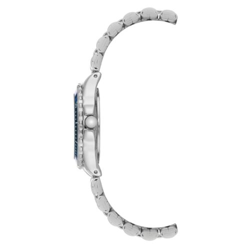 Reloj Armitron para mujer con esfera azul tono plateado acento cristal 75/5730BLSVWM - ¡NUEVO! - Imagen 5 de 10