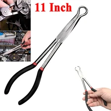 11" Electrical Disconnect Long Spark Plug Removal Pliers For Car Connector US
