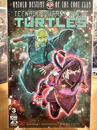 TMNT - THE UNTOLD DESTINY OF THE FOOT CLAN 1 2 3 4 5 CVR A NM - COMPLETE RUN SET - Picture 4 of 6