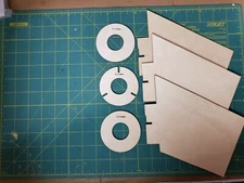 Plywood Fin and Centering Ring Upgrade For Estes Big Red Max Model Rocket Kit