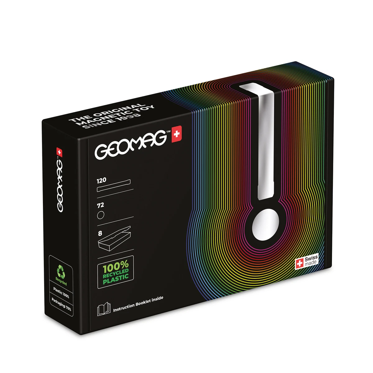 606 Geomag Compact Masterbox Gelb 192 St. - Konstruktionsspielzeug 