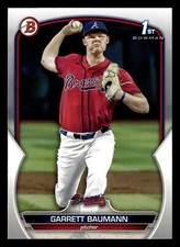 Garrett Baumann 2023 1st Bowman Draft ROOKIE CARD #BD-172 Atlanta Braves