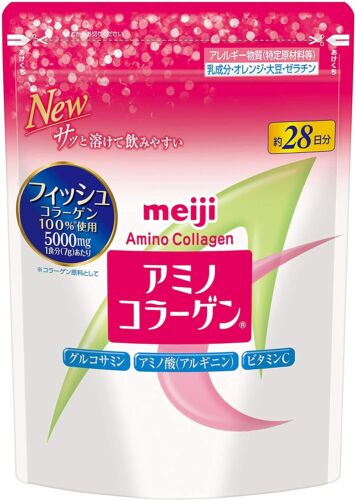 MEIJI Amino Collagen 196g (Refill Package) japanese collagen drinks