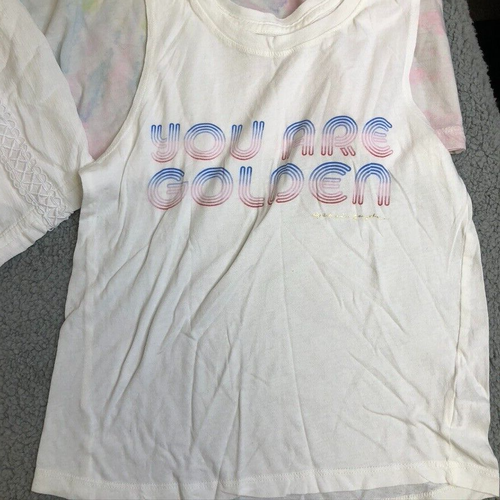 Spiritual Gangster Abercombie Lot Girls 13 14 Tie Dye T-Shirt Shorts Tank Top - Picture 4 of 15