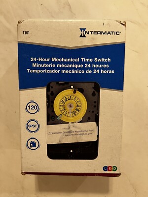 Intermatic T101D89 24 Hour Mechanical Timer Wall Switch factory sealed 