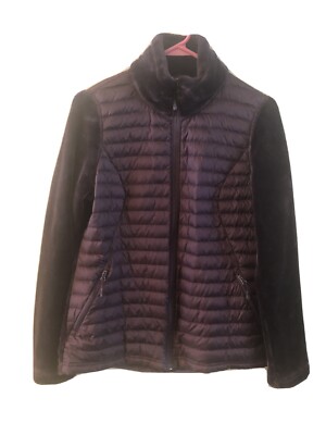 LIGHT WEIGHT NYLON DOWN FILLED FULL ZIP JACKET SIZE SMALL EUC