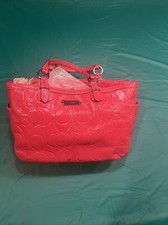 Coach Gallery Embossed Patent Leather Rose Pink Shoulder Bag F19462 Tote Purse