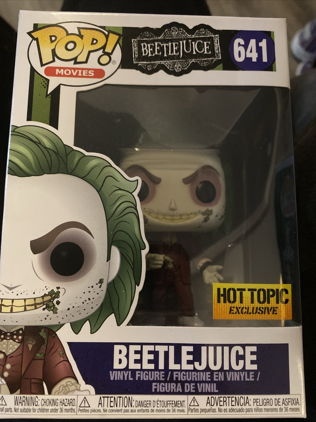 Funko Pop! Vinilo: Beetlejuice - Beetlejuice - Hot Topic (Ht) (Exclusivo) #641