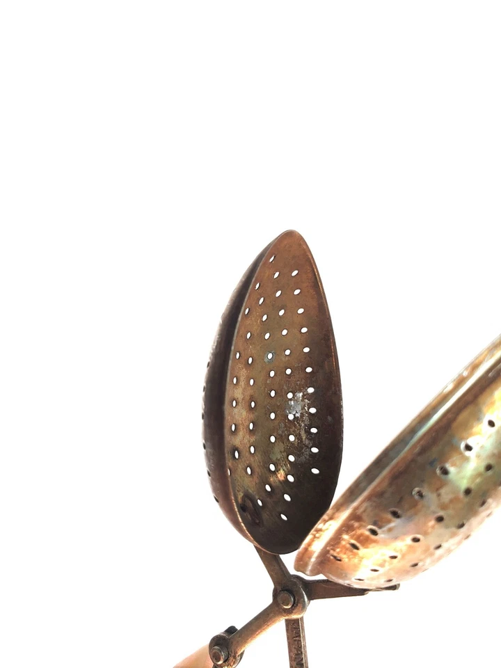 Vintage Spring Type Spoon Shaped Metal Tea Infuser or Strainer - Japan - Image 4 of 4