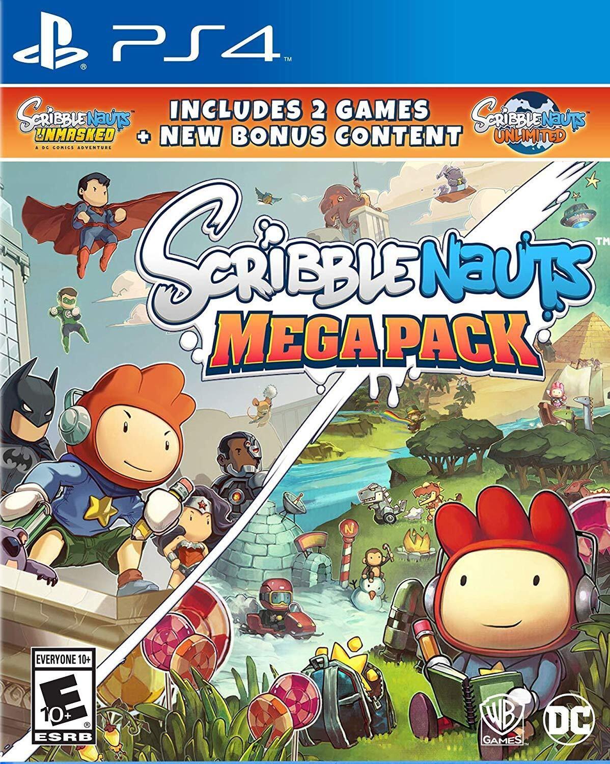 Scribblenauts Mega Pack - PlayStation 4 PlayStation 4 Stand (Sony Playstation 4)