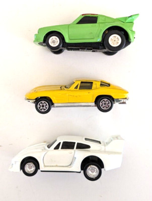 Vintage '70s Diecast Cars, Lot of 3, Tomy, Bandai, Kidco