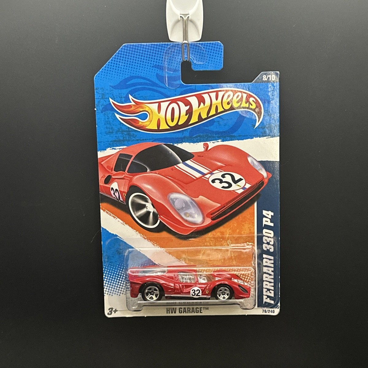 Hot Wheels Ferrari 330 P4 HW Garage #32 Red - 5 Spoke Wheel