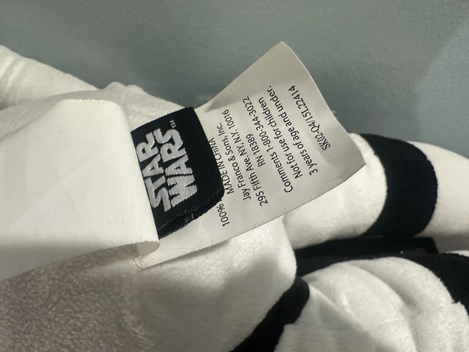 Disney Star Wars Stormtrooper Plush Pillow Buddy Stuffed Doll Figure 25" large* - Image 4 of 4