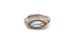 Vintage Sterling Silver 925 Blue Topaz Ring Size 6.5