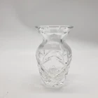 Vintage 1995 Waterford Society Crystal small bud vase 4 inches tall