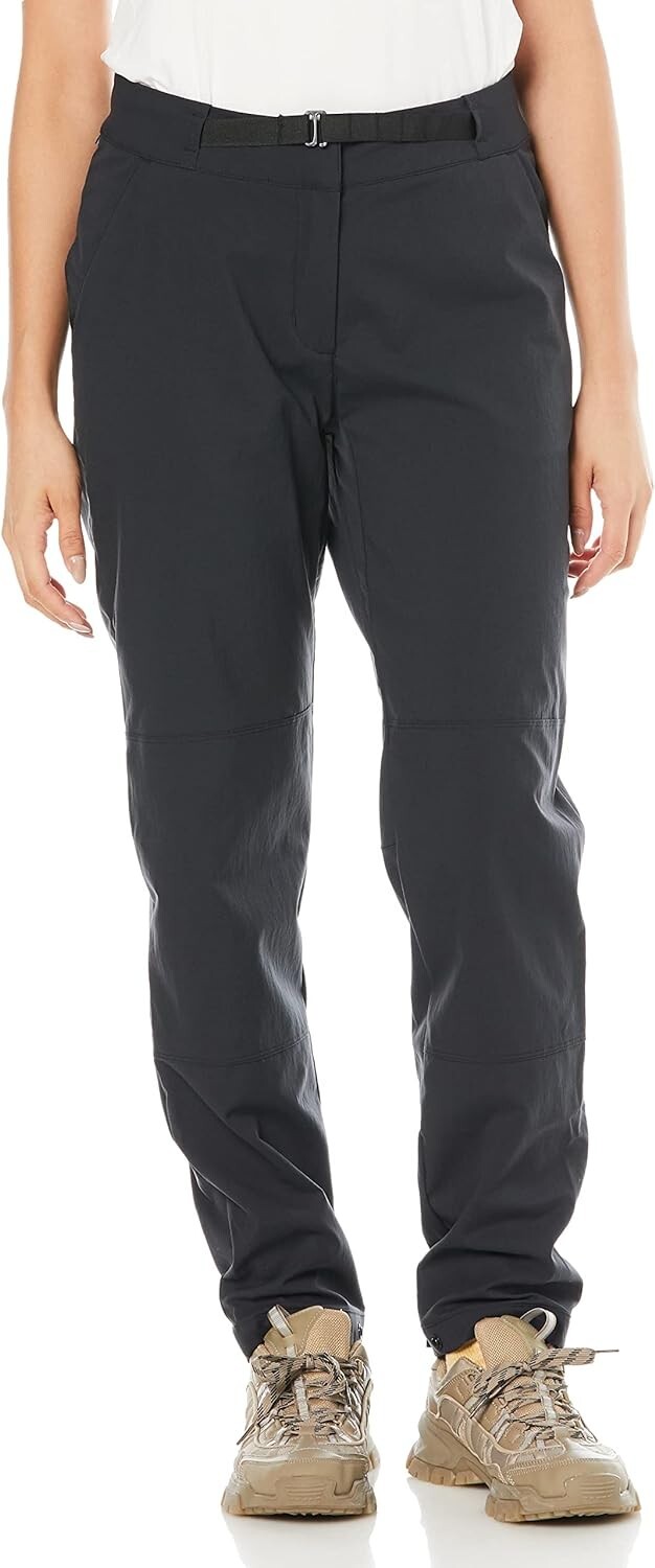 Salomon Pantaloni da trekking da viaggio donna Outrack neri 44 R nuovi con etichette
