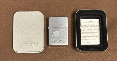 Sam Colt Slogan Zippo Lighter Colt Firearms M1873 Peacemaker