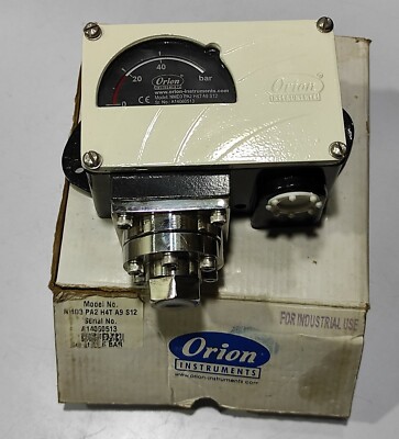 ORION NMD3 PA2 H4T A9 S12 Druckschalter Druckbereich 5 bis 40BAR 5A 125/250VAC