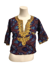 Well preserved vintage blouses, carnival top, carnival shirts   
