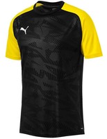 Puma Herren Cup Training Core Trikot Shirt FußBall Sportshirt Gr.M Schwarz-Gelb