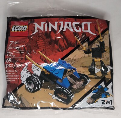 LEGO 30592 Ninjago Mini Thunder Raider 2 in 1 jet 673419355131| eBay