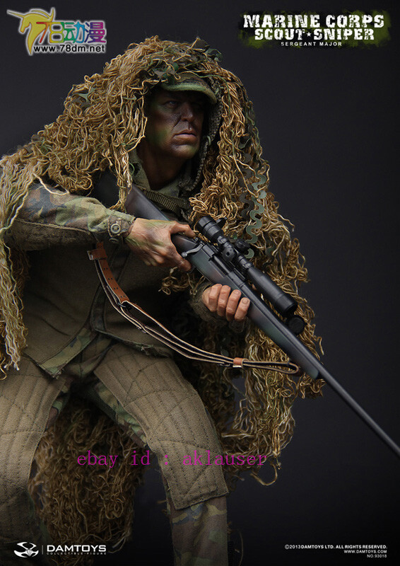 Damtoys 1/6 Dam93018 Marine Corps Scout Sniper Sergeant