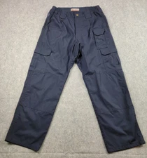 5.11 Tactical Taclite Pro Pants Mens 30x29 Blue Rip Stop Canvas Cargo Pockets