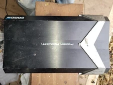 Power acoustik 8kcar amps. Untested. For parts or repair only.  No returns!