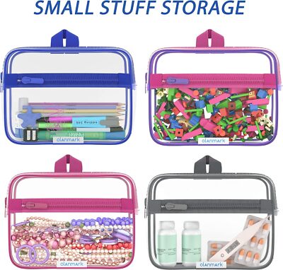 TSA Approved Toiletry Bag - 311 Clear Travel Cosmetic with Handle - Black |  eBay