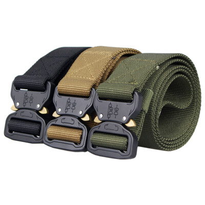 Peak Pro Gear Tactical Belt - Heavy Duty, Adjustable, Quick Release For Men & Women