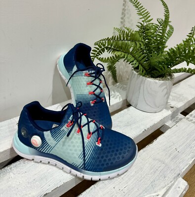 Reebok The Pump Fusion Damen Crossfit Sneaker Pumps Blau Mesh Gr. UK 4 37