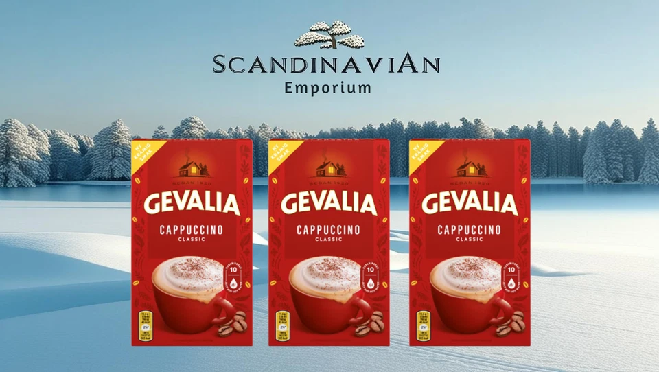 ☕ 3x Gevalia Cappuccino Classic | 30 Servings 🌿 Smooth & Creamy – A Café-Style - Image 2 of 3