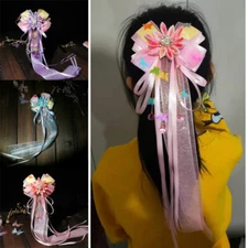 Children's Hair Accessory Ancient Costume Ribbon Duckbill Clip Hanfu Headdress