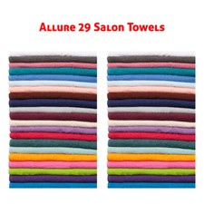 Allure 29 100 Cotton Nail  Spa Towel 16" X 29" - 12 Pack Pick Your Color