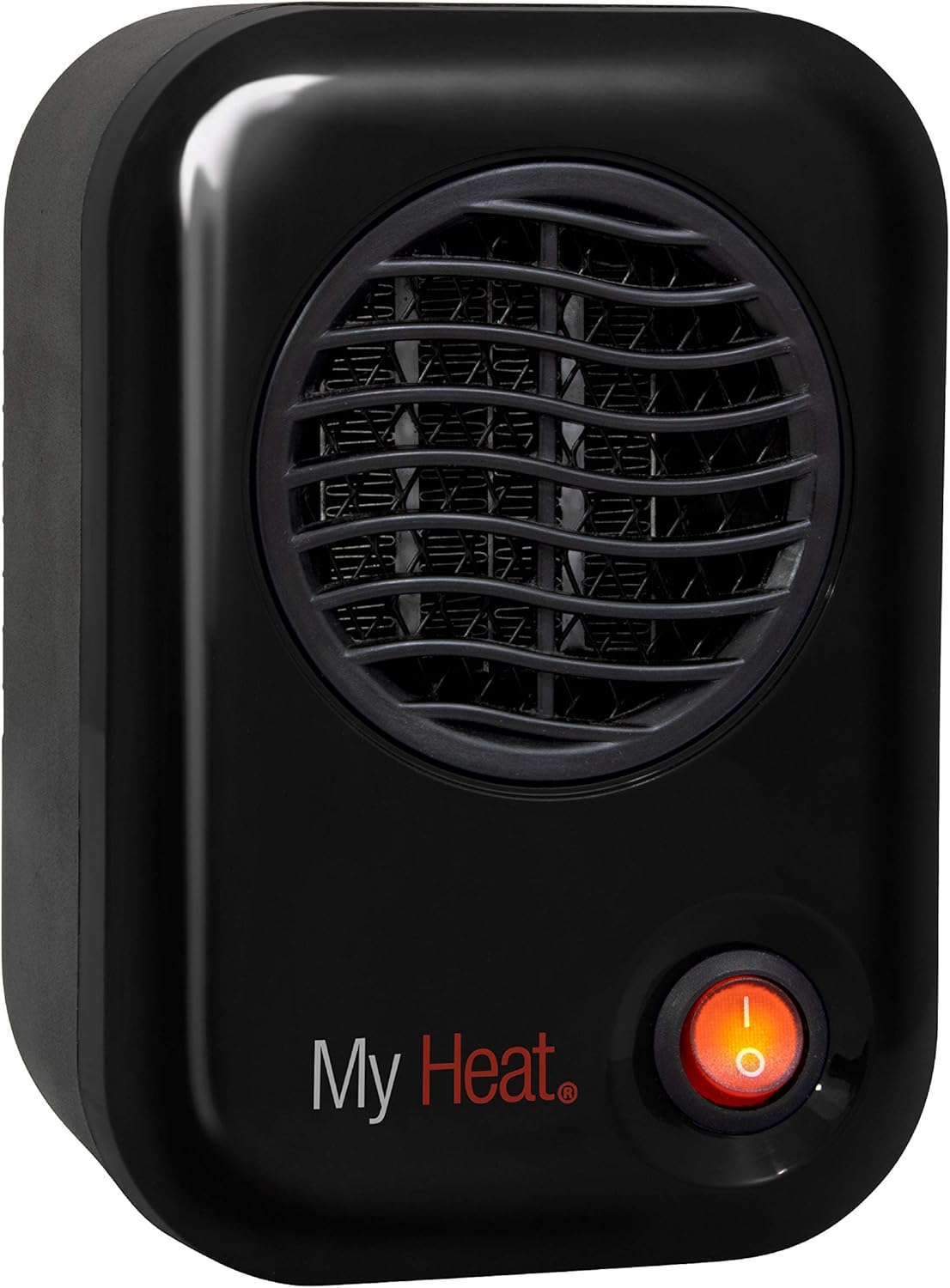 Myheat Personal Mini Space Heater for Home with Single Speed, 6 Inches, Black, 2
