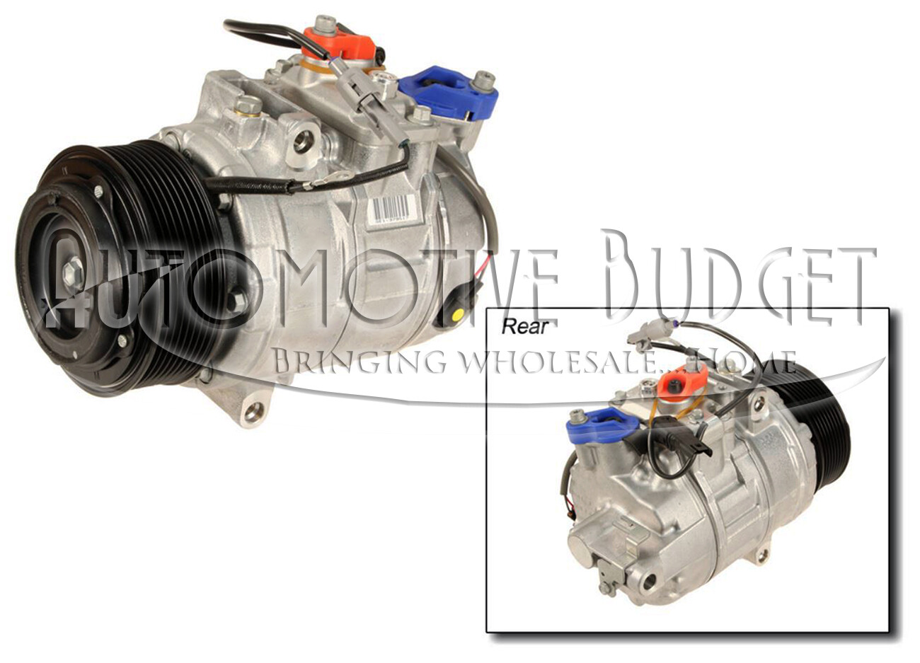A/C Compressor w/Clutch for BMW 335i 435i 535i 640i 740i 740Li X5 & X6 ...
