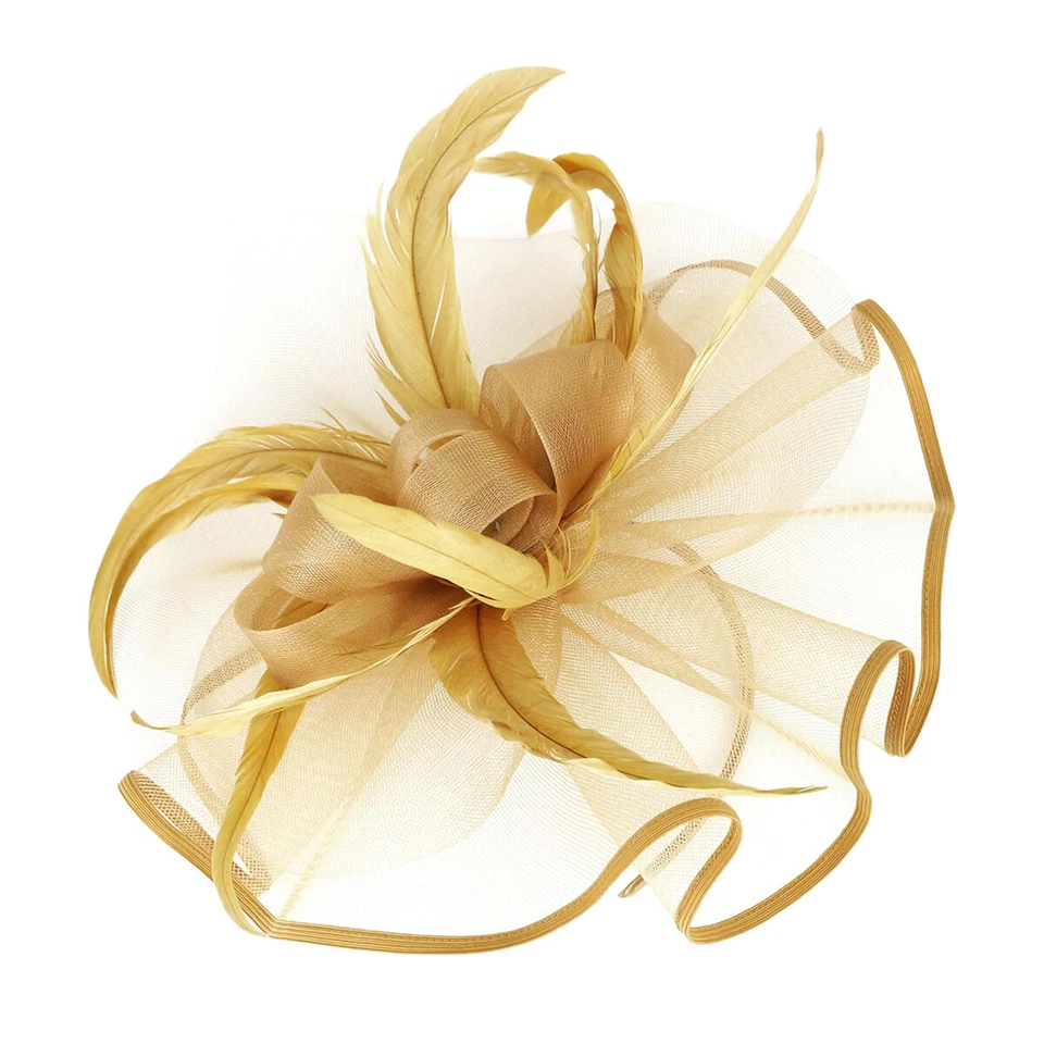 Sombrero Fascinador Mujer De Colección Años 20 50 Diadema para Kentucky Tea Party Derby Sombrero Foto 2 de 4